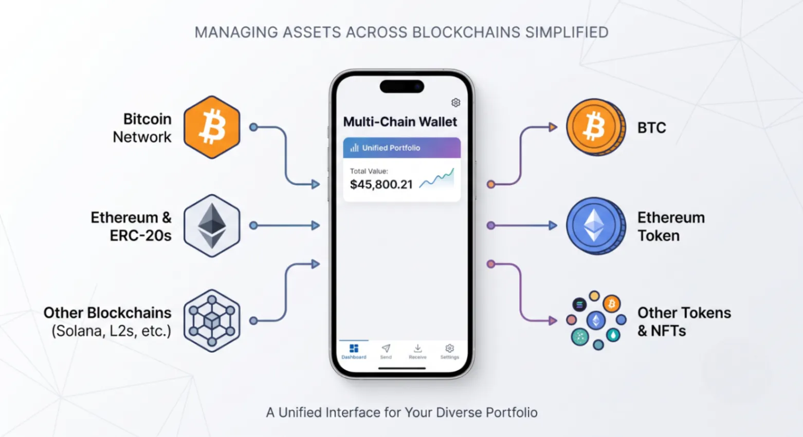 Multi-Chain Crypto Wallet - Managing Assets Across Blockchains