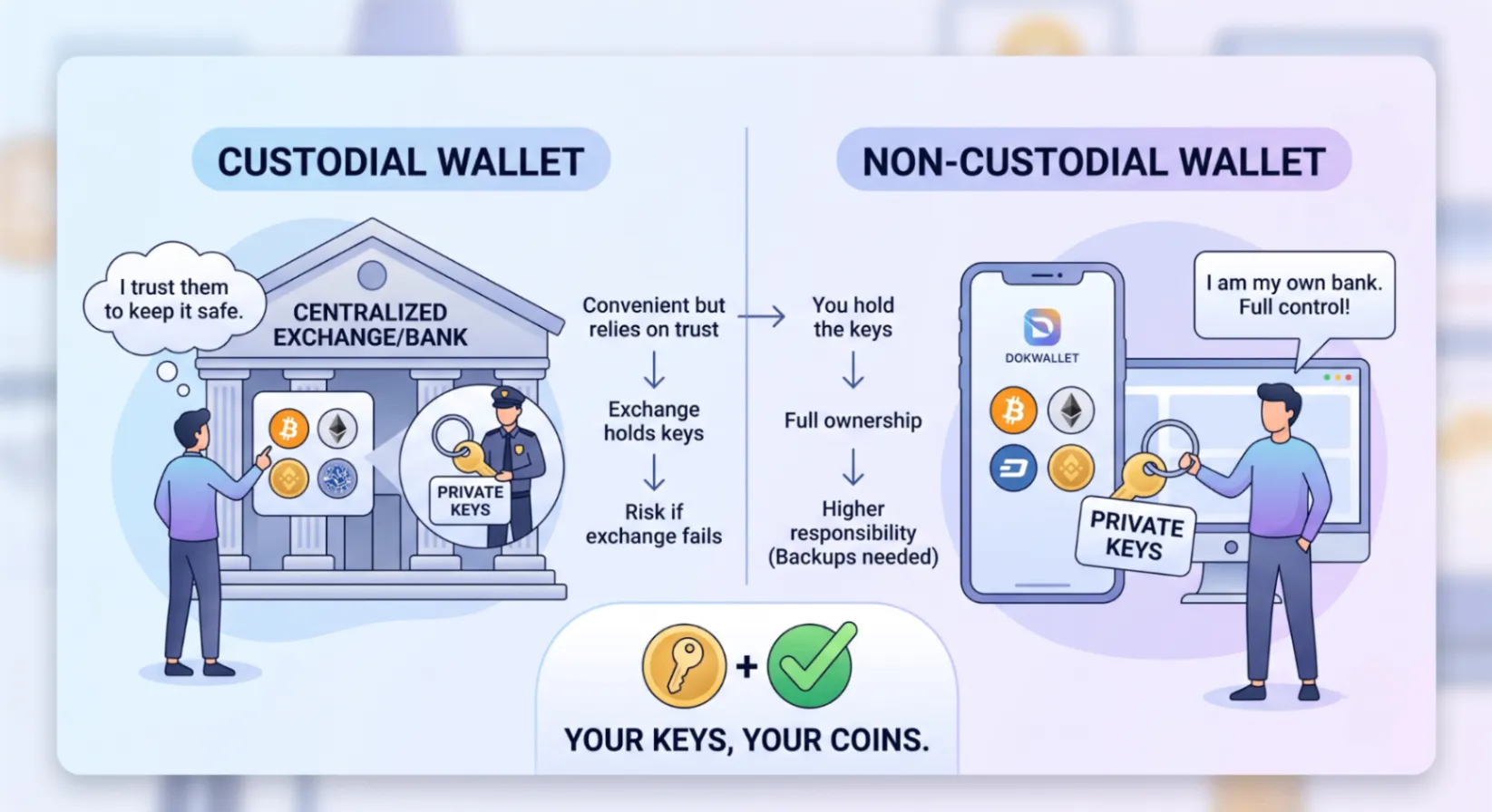 What Is a Non-Custodial Crypto Wallet - A Complete Beginners Guide
