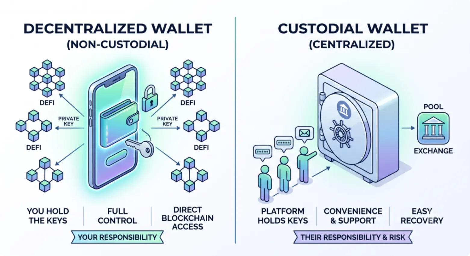Decentralized Crypto Wallets vs Custodial Alternatives - Which Should You Trust